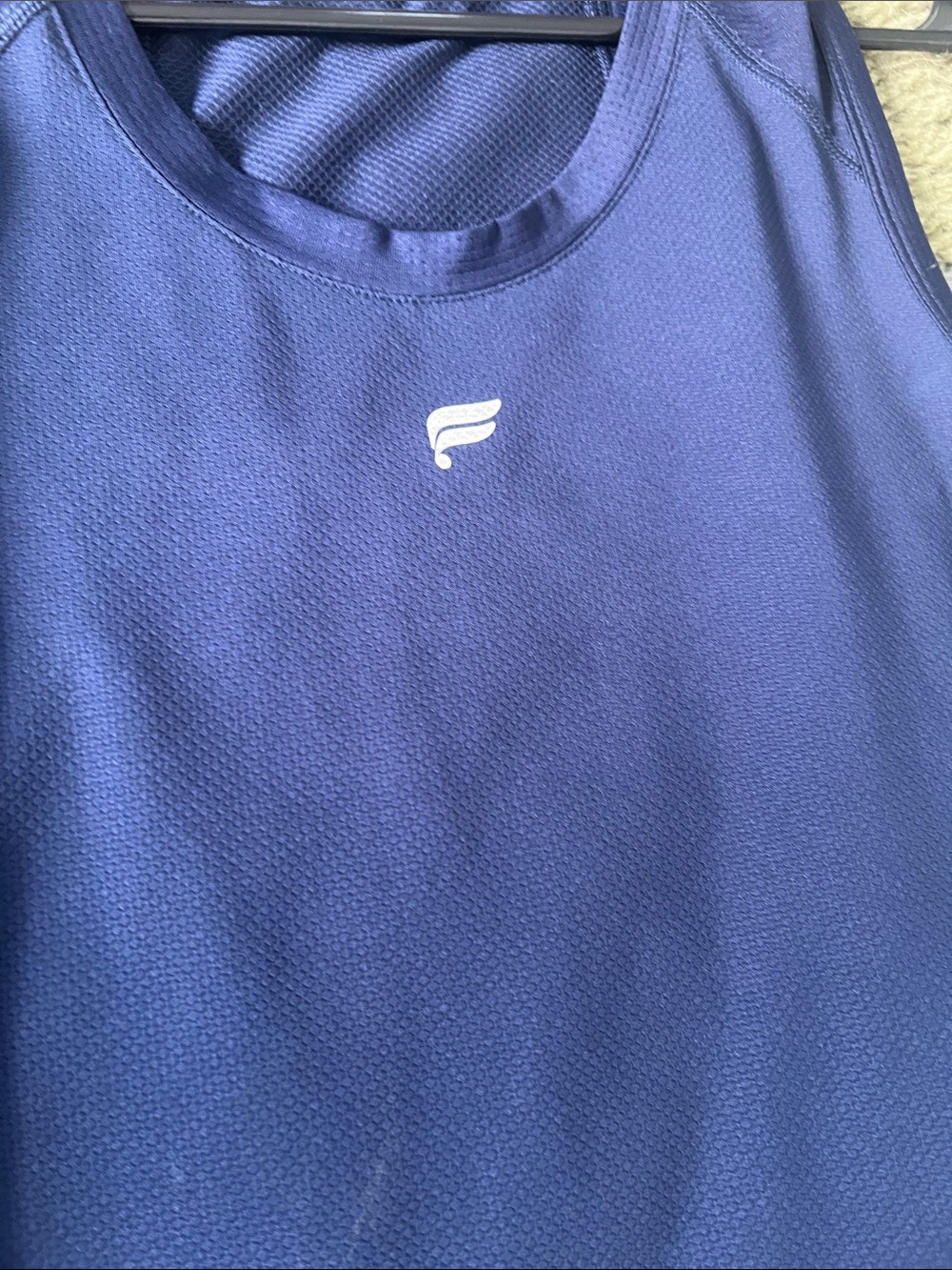 Fabletics BUNDLE of 4 Athletic Tank Tops - White, Rust, Black, Navy - Picture 5 of 7
